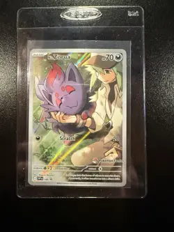 Pokemon TCG N's Zorua 189 Scarlet & Violet Promo Holo Card (Pokemon Center) - Image 1