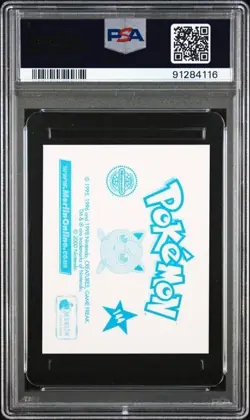 2000 POKEMON SQUIRTLE MERLIN SERIES 2 #144 PRISM STICKER PSA 10 POP 7 - Image 2