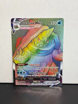 Pokemon TCG Drednaw VMAX Secret Rare Full Art Card Champions Path 075/073 2 - Image 1