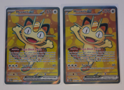(2) Pokemon Meowth ex - Ultra Rare - ME03: Perfect Order - 107/088 NM - Image 1