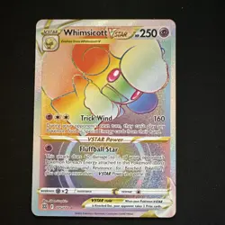 Pokemon Whimsicott VSTAR 175/172 Brilliant Stars 250 HP Secret Rare Holo English - Image 1