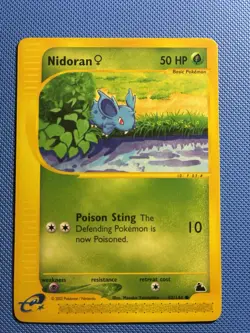 Pokemon Card - Nidoran F Skyridge 82/144 Non Holo Nm/LP - Image 1