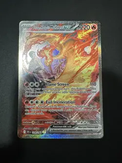 Pokemon TCG Team Rockets Moltres EX Card 229/182 Destined Rivals NM Pack Fresh - Image 1
