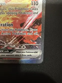 Pokemon TCG Team Rockets Moltres EX Card 229/182 Destined Rivals NM Pack Fresh - Image 4