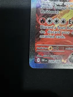 Pokemon TCG Team Rockets Moltres EX Card 229/182 Destined Rivals NM Pack Fresh - Image 5