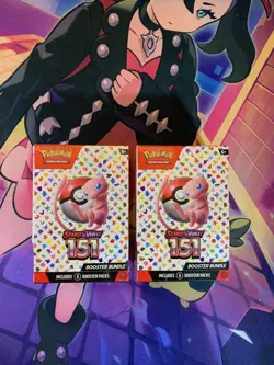 Pokemon TCG Scarlet & Violet 151 Booster Bundle Sealed New x 2 (12 packs) - Image 1