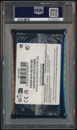 Pokemon Pikachu with Grey Felt hat Van Gogh 085 Graded Sealed Promo PSA 10 - Image 3
