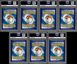 7x PSA 10 Moltres Zapdos Articuno GX Pokemon Hidden Fates Stained Glass Birds - Image 2