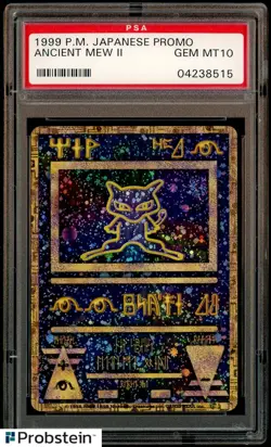 1999 Pokemon Japanese Promo Ancient Mew II Movie Promo PSA 10 GEM MINT - Image 1