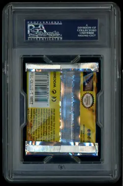 1999 Pokemon WOTC Base Foil Booster Pack 1st Edition Charizard Art PSA 9 MINT - Image 3