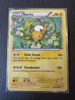 Raichu RC9/RC32 Generations: Radiant Collection Regular Pokemon TCG - MINT - Image 1