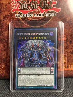🔥 YUGIOH D/D/D Deviser King Deus Machinex MP23-EN023 PRISMATIC SECRET RARE NM - Image 1