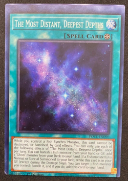 The Most Distant, Deepest Depths - Yugioh TCG - POTE-EN090 - Misprint Miscut - Image 1