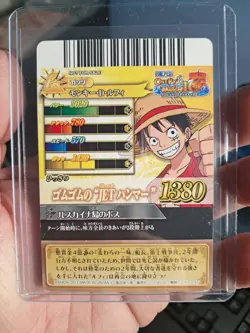 One Piece BANDAI PROMO Monkey D. Luffy PR IC-PJ02 VERY EARLY CARD - Image 2