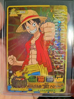 One Piece BANDAI PROMO Monkey D. Luffy PR IC-PJ02 VERY EARLY CARD - Image 3