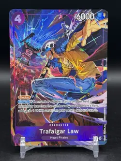 One Piece Trafalgar Law P-093 (Illustration Box 6) Alt Art Promo NM - Image 1
