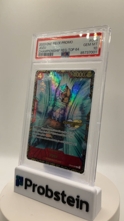 2023 One Piece Promo Championship Regional Top 64 #008 Jozu PSA 10 GEM MINT - Image 2