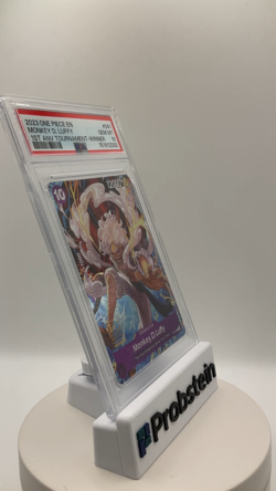 2023 One Piece EN 1st Anniversary Tournament Winner #041 Monkey D Luffy PSA 10 - Image 2
