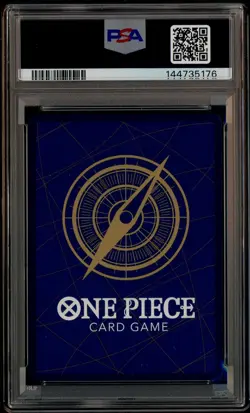 2025 One Piece OP13 ENGLISH 3rd Anniversary Gold #004 Shanks PSA 10 GEM MINT - Image 3