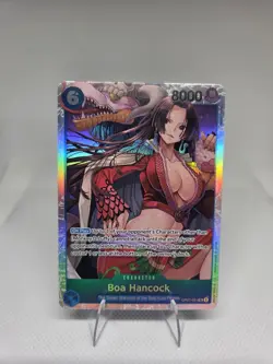 Boa Hancock OP07-051 Super Rare Holo One Piece CCG Card NM - Image 1