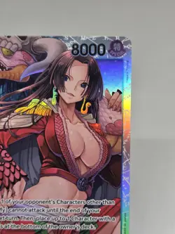 Boa Hancock OP07-051 Super Rare Holo One Piece CCG Card NM - Image 3