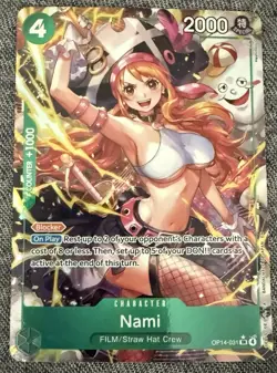 Nami - Alternate Art OP14-031 SR - The Azure Sea’s Seven One Piece - Image 1