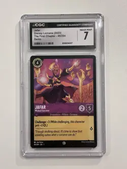 Disney Lorcana Demo Card - Jafar Wicked Sorcerer 45/204 CCG 7 Pop 1 (2023) - Image 1