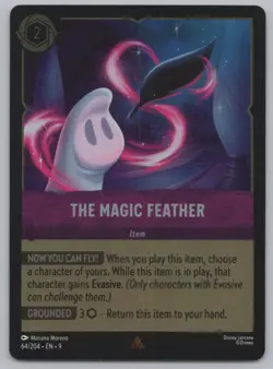 Disney Lorcana Cold Foil - The Magic Feather 64/204 - Fabled - Image 1