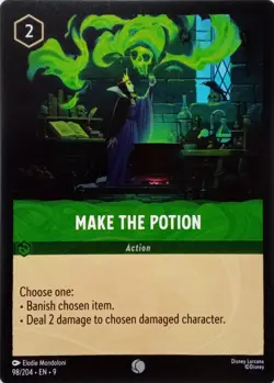 98/204 MAKE THE POTION EN9 COMMON DISNEY LORCANA CARD - Image 1