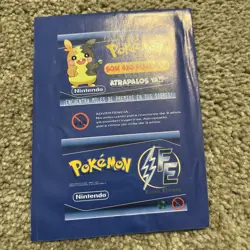 Pokemon Pokedex Album Sticker Blue pack new factory sealed rare - US seller - Image 2