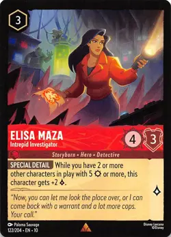 Elisa Maza Intrepid Investigator 122/204 Whispers in the Well Disney Lorcana - Image 1
