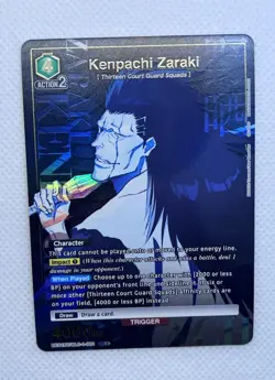 Kenpachi Zaraki (081)(SR*) SuperRare BLEACH Union Arena UE01BT/BLC-1-081 ALT ART - Image 1