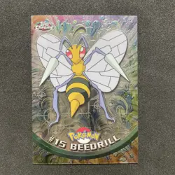 Pokemon Topps Chrome Lot x4 *LP-NM Butterfree Kakuna Beedrill Fearow 2000 - Image 3