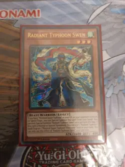 Yugioh Radiant Typhoon Swen DOOD-EN014 1st Edition Ultra Rare NM Card - Image 1