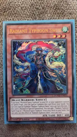 Yugioh Radiant Typhoon Swen DOOD-EN014 1st Edition Ultra Rare NM Card - Image 1