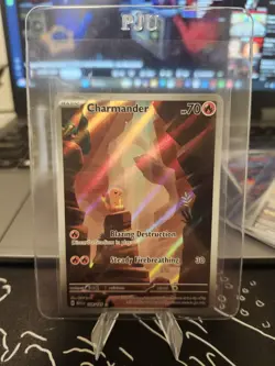 Pokemon TCG - Charmander 168/165 SV: Scarlet & Violet 151 Illustration Rare Holo - Image 1