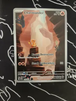 Pokemon TCG - Charmander 168/165 SV: Scarlet & Violet 151 Illustration Rare Holo - Image 2