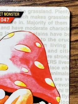 Pokemon Carddass Card Parasect File No.47 Bandai Pocket Monsters Green ver. - Image 3