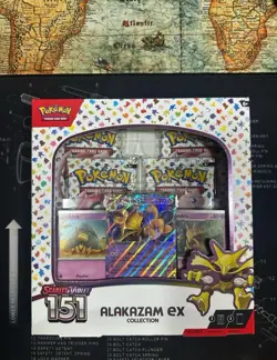 151 Alakazam ex Collection 4 Packs Sealed Box - Pokemon TCG Scarlet and Violet 820650855269 - Image 1