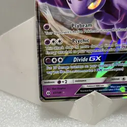 Espeon GX Ultra Rare Holo 61/149 Sun and Moon Base Set 200 HP Psychic Card - Image 5