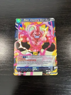 Dragon Ball Super CCG Power Absorbing Majin Buu BT3-049 Rare Foil Anime Card - Image 1