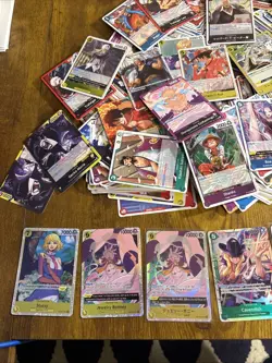 One Piece TCG OP13/14/PRB02 Card Bulk Lot C/UC/R/SR 500 Cards - Image 2