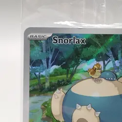 Snorlax SVP EN 051 Black Star Promo Scarlet & Violet Pokemon 151 Card - SEALED - Image 2