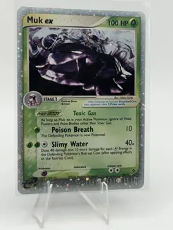 Pokemon Muk ex 100 HP Ultra Rare Dragon Holo Card 96/97 Stage 1 2003 English - Image 1