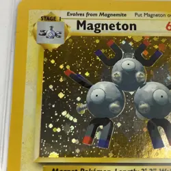 Pokemon TCG Magneton Base Set 2 Card 9/130 Holo Unlimited Holo Rare - Image 5