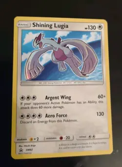 Pokemon Shining Lugia SM82 Promo Holo Basic Card English SM Set - Image 1
