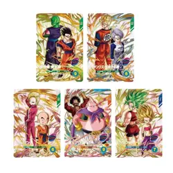 PREORDER Complete Set of 5 PUR SDV9 Holo Japanese Dragon Ball Divers Cards Vol.9 - Image 1
