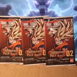 Bandai Dragon Ball Super Card Game Tournament Pack Winner 02 3 Packs English - Image 3
