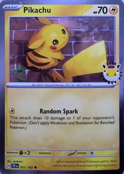 Pikachu - (Cosmo Holo) Holo Promo Miscellaneous Cards & Products 051/162 NM - Image 1