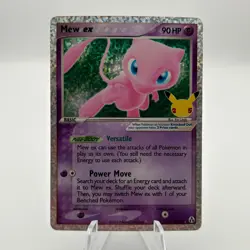 Mew ex 88/92 Celebrations 25th Anniversary Holo Rare Pokemon Card TCG NM - Image 1